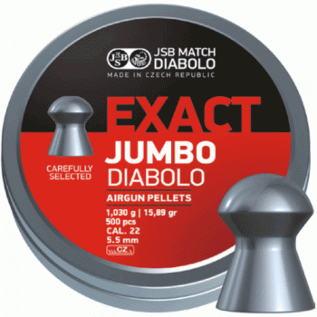 Пули JSB EXACT JUMBO DIABOLO 1,030g 5,5mm 500шт